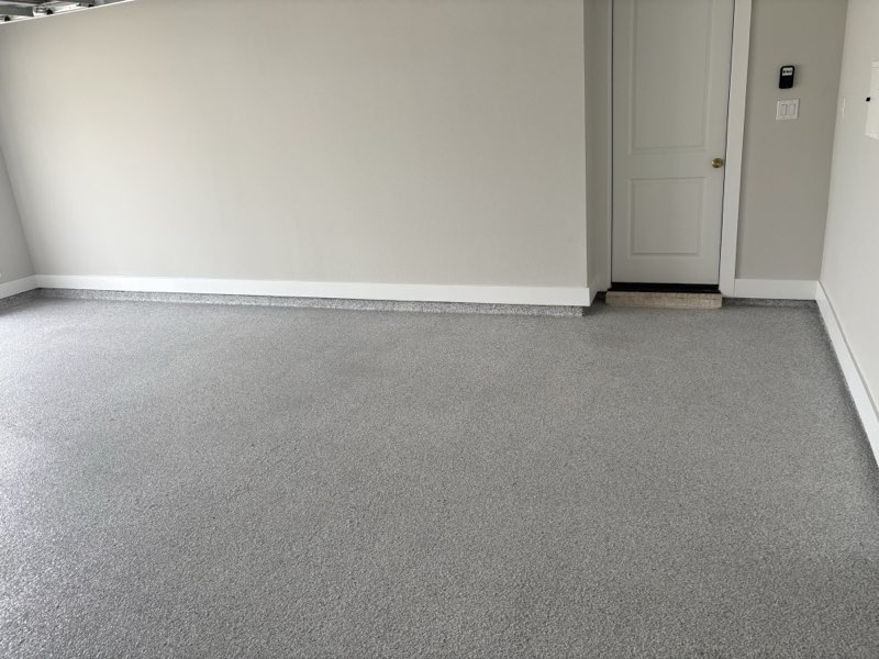 Schist flake epoxy garage floor, Celina TX